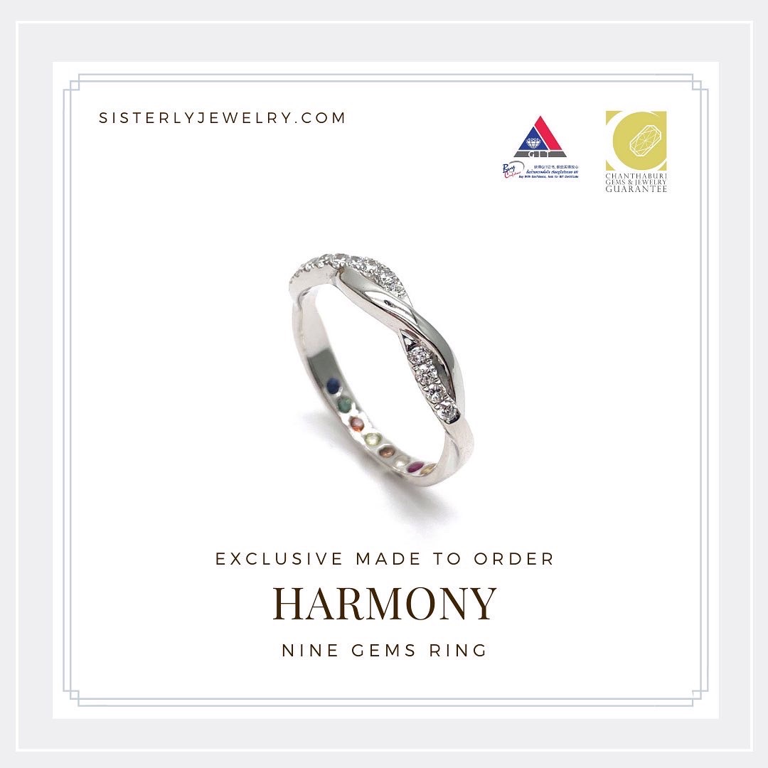 Harmony Nine-Gem Ring